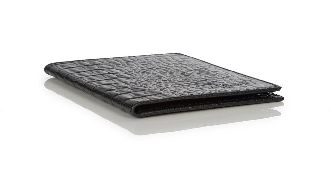 Benenate - Wholesale Passport Case - Unisex - Black Crocodile 10:10 Passport Wallet3