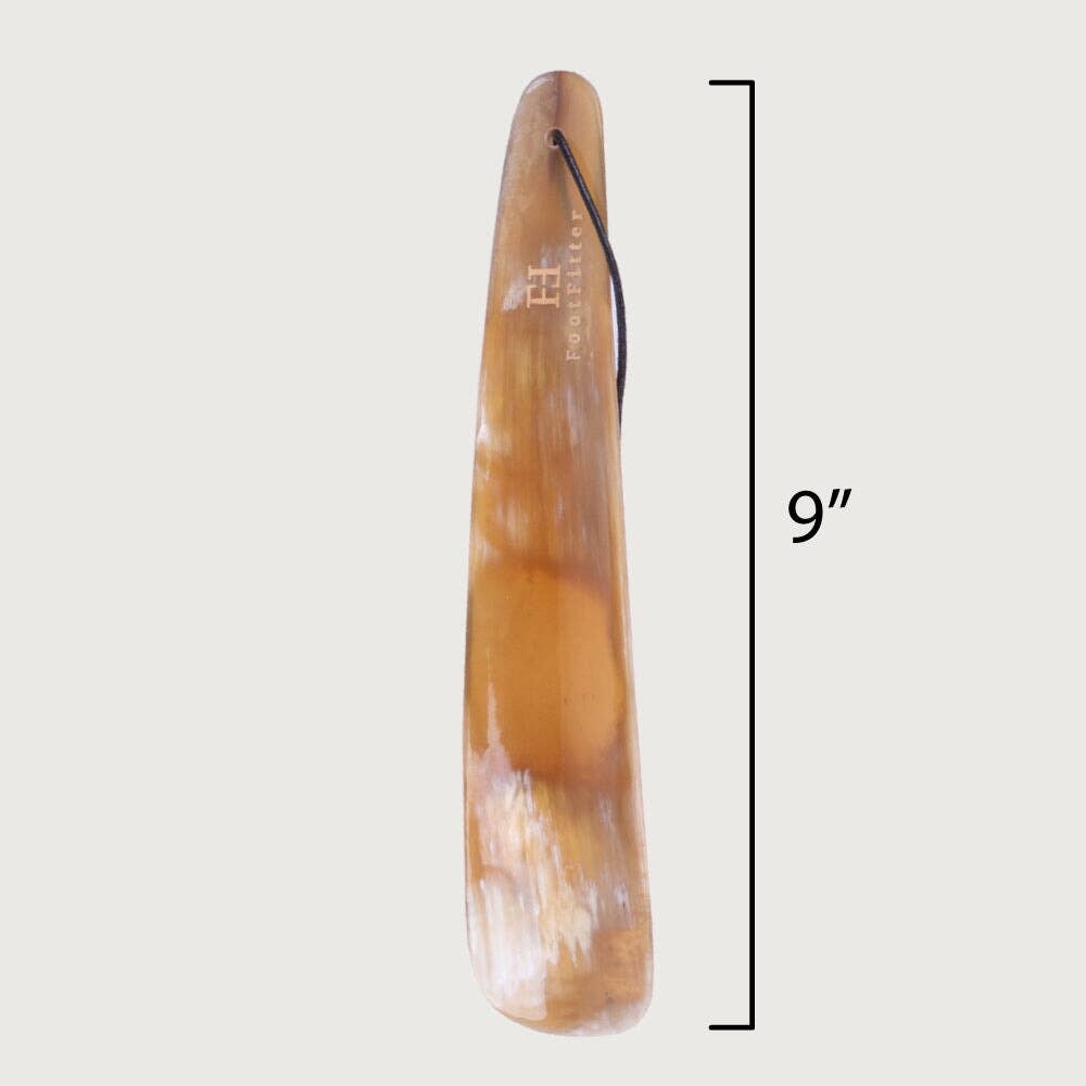 FootFitter - Wholesale Shoe Horn - Unisex - FootFitter Genuine Bull Horn Shoe Horn, 9"1