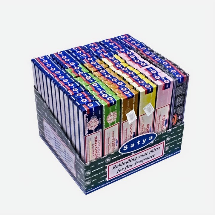 Nag Champa Display 3 - Romance Collection - 72 Pcs. for wholesale by R. Expo/Song of India