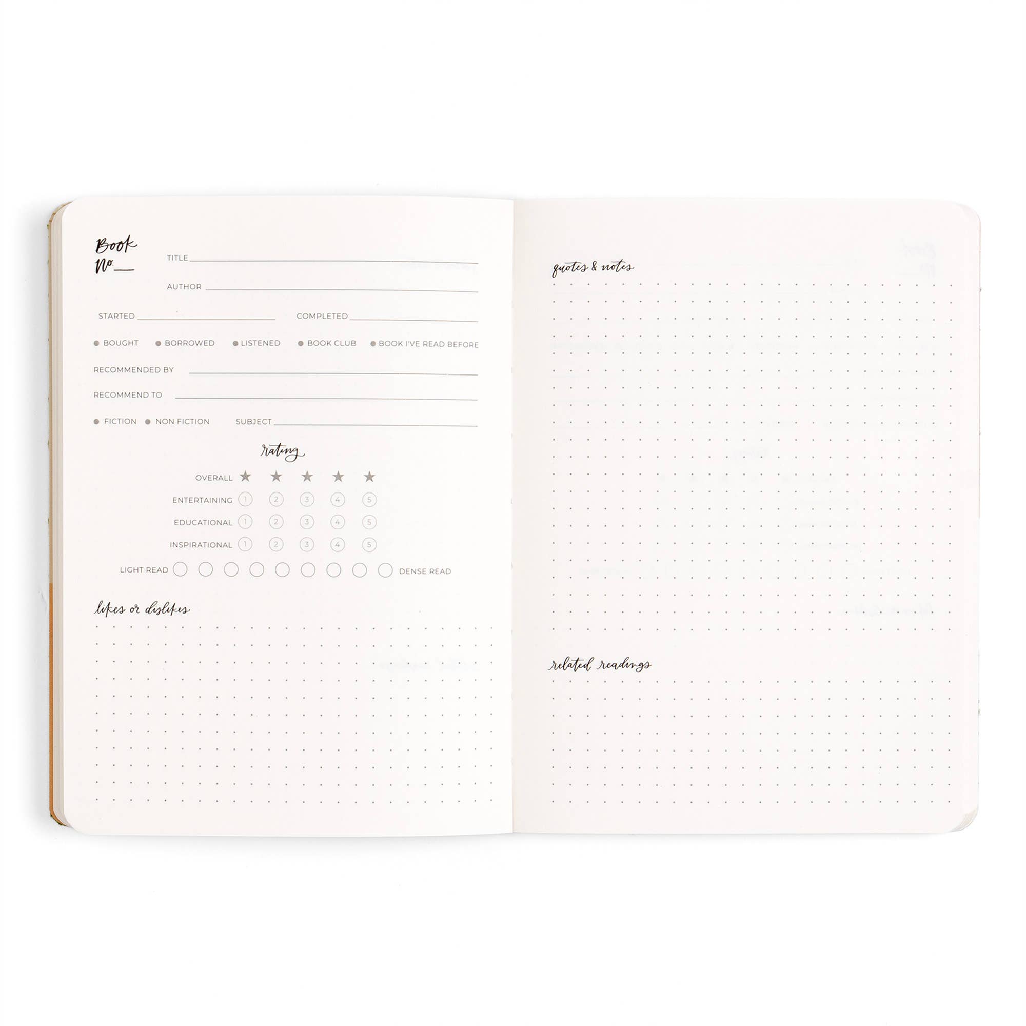 1canoe2 | One Canoe Two Paper Co. - Wholesale Journal/Diary - Reading Guided Journal7