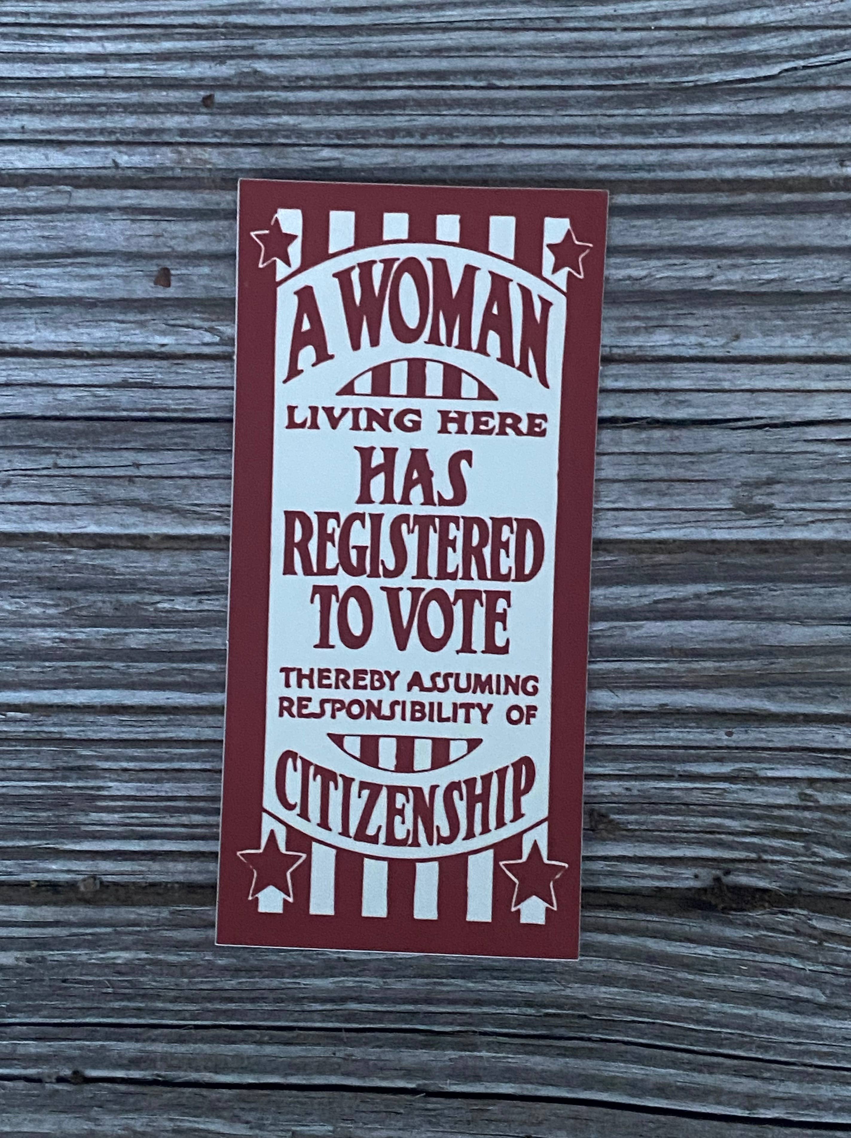 Old Try - Wholesale Sticker - Woman Registered Sticker2