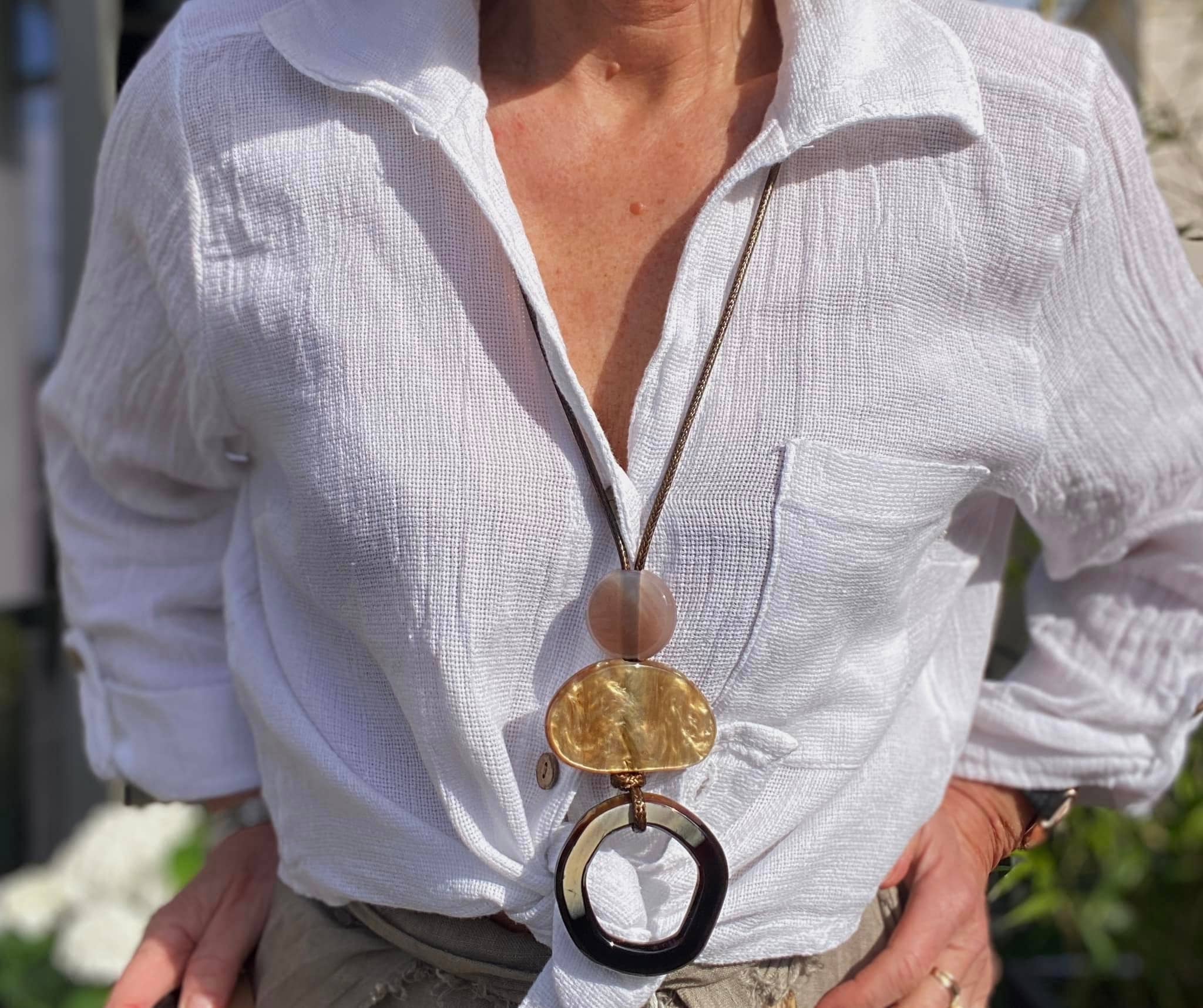 LINEN & COTTON HOUSE – Großhandel Bluse – Damen – Leinenweste 3025 MY VEST50