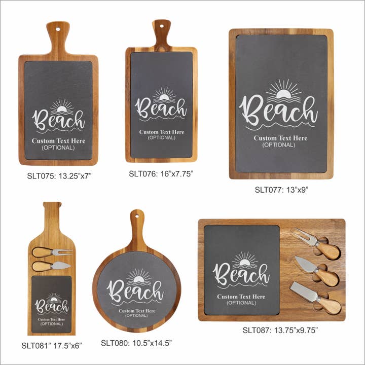 Beach Cutting board / Serving tray for wholesale by Premier Gifts and More
