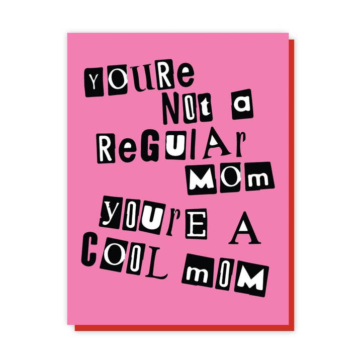 No eres una madre normal, eres una madre guay Tarjeta A2 para venta al por mayor de The Little Gay Shop