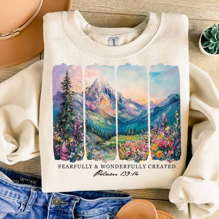 Fearfully & wonderfully sweatshirt for wholesale by The Jasper Boutique