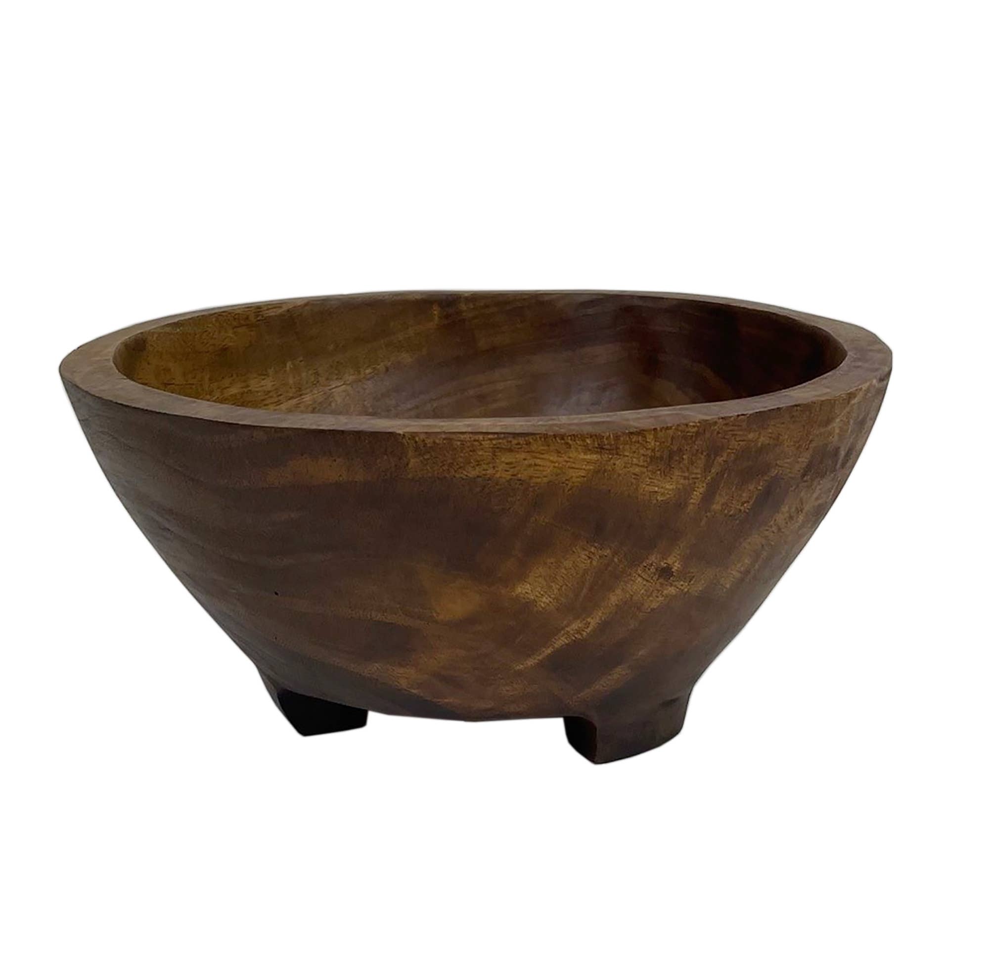 Andaluca - Wholesale Decorative Plate/Dish/Bowl - Mango Wood Footed Bowl2