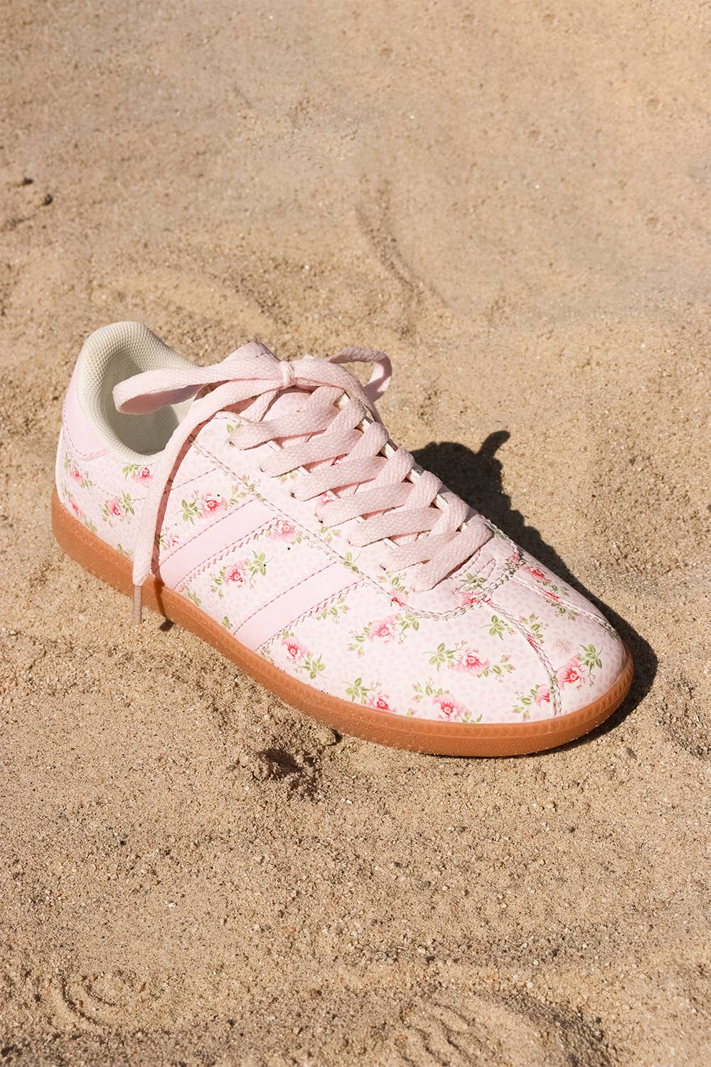 Lemonade Shoes – Engroshandel Lifestyle sneaker - Dame – EXPRESSO BEAN - [ÅBEN STØRRELSE] Blomstrede Sneakers - Hurtig Forsendelse ✈️8