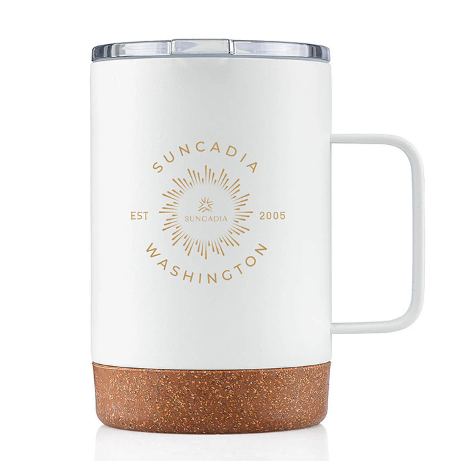 Mercantile 12 - Wholesale Insulated Mug/Tumbler - Custom BURST COLLECTION 16 Oz. Corky Stainless Mug 2