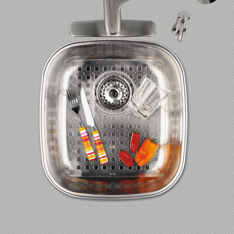 Better Houseware Corp. - Wholesale Sink Strainer/Stopper - Clear Sink Mat3