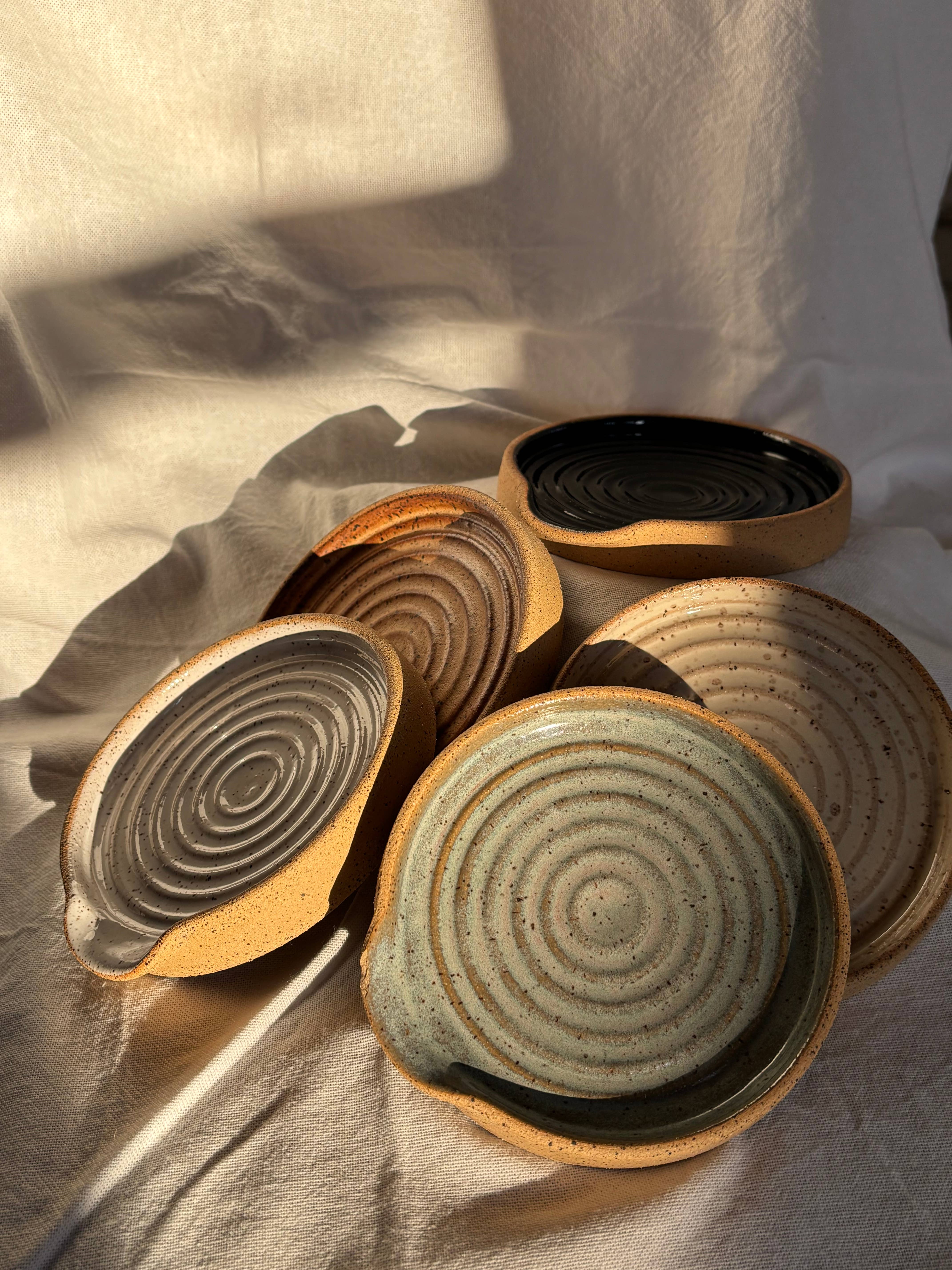 Curtis Park Soap & Ceramics - Wholesale Spoon rest - Ceramic Spoon Rest Artichoke4