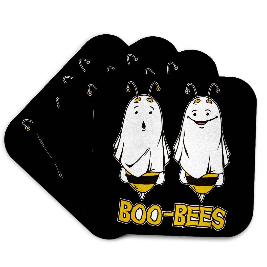 3dRose - Wholesale Coasters - 3dRose, Boo Bees Halloween for Beekeeper Beekeeping Honeycomb, Coaster7