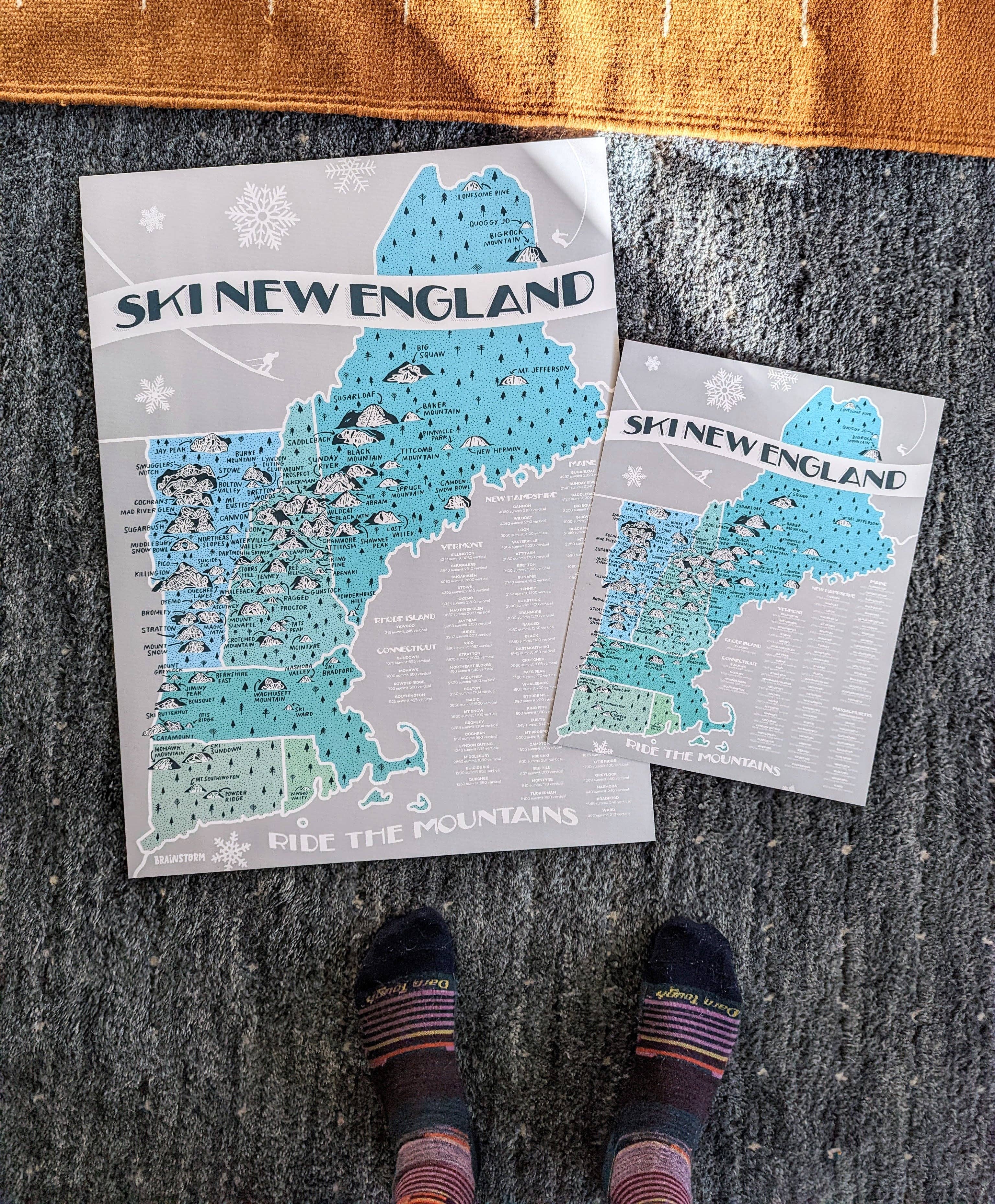 Brainstorm - Wholesale Art Print - Ski New England Print4