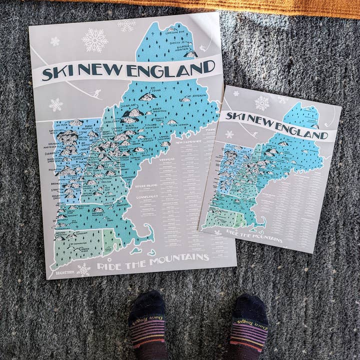 Brainstorm - Wholesale Art Print - Ski New England Print4