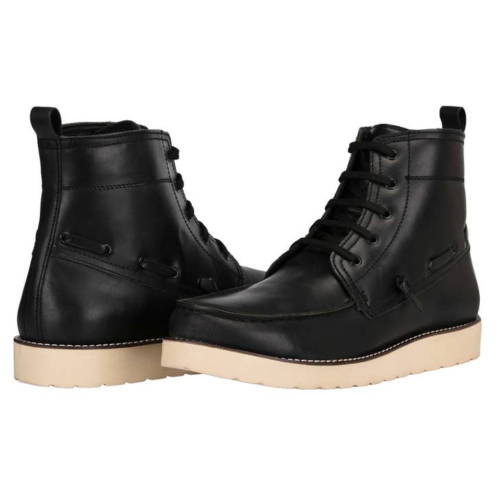 LIBERTYZENO - Wholesale Combat/Military Boots - Men's - Auda Leather Lace-Up Boots