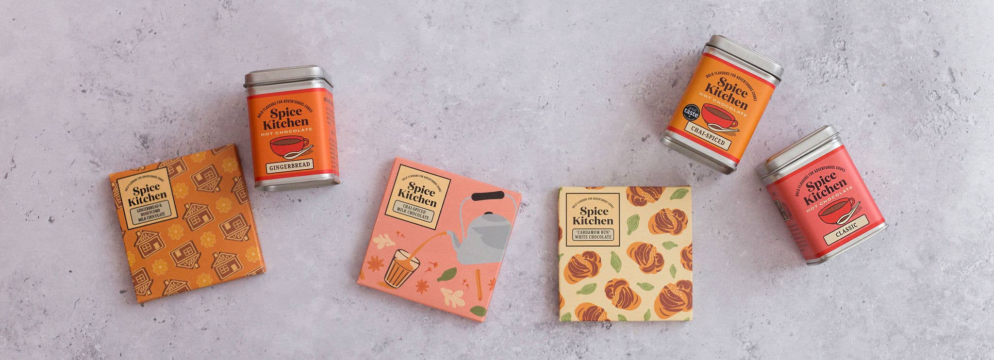 Spice Kitchen – wholesale Chocolate bar – Gingerbread & Honeycomb Milk Chocolate Bar (80g)5