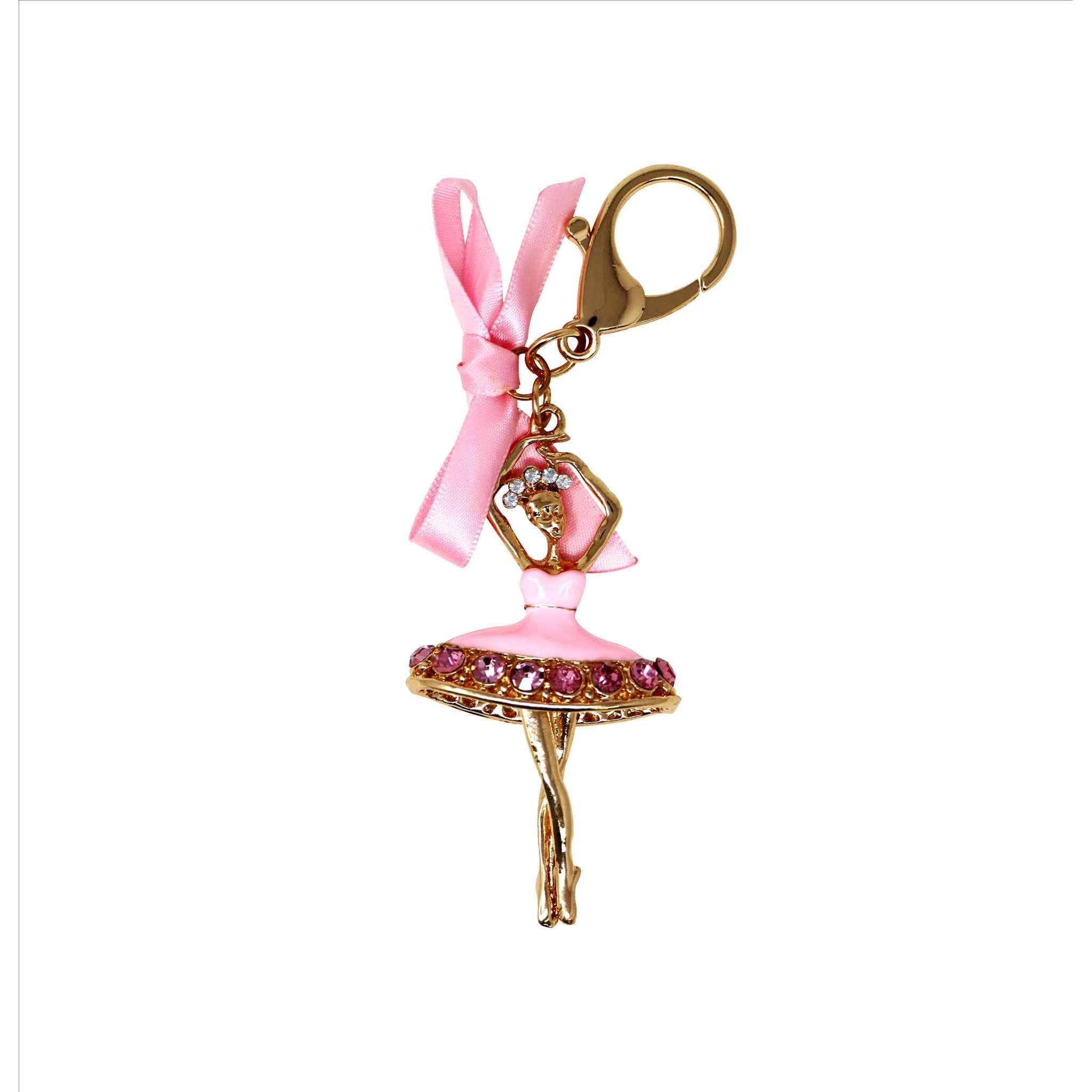Pink Poppy - Wholesale Earrings – Kids - Ballet Gemstone Bag Charm - (Pack Size: 6)0
