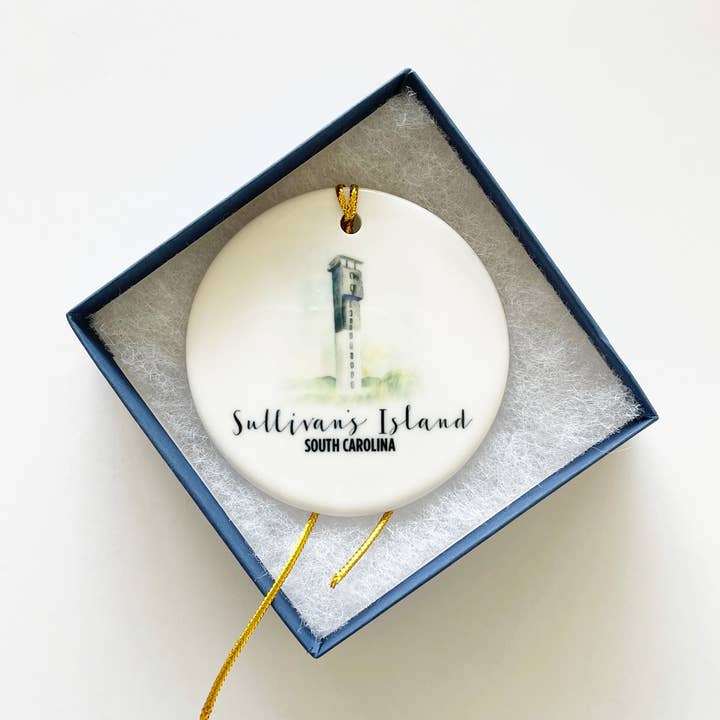 Sullivan's Island Ornament for wholesale by Dodeline Design