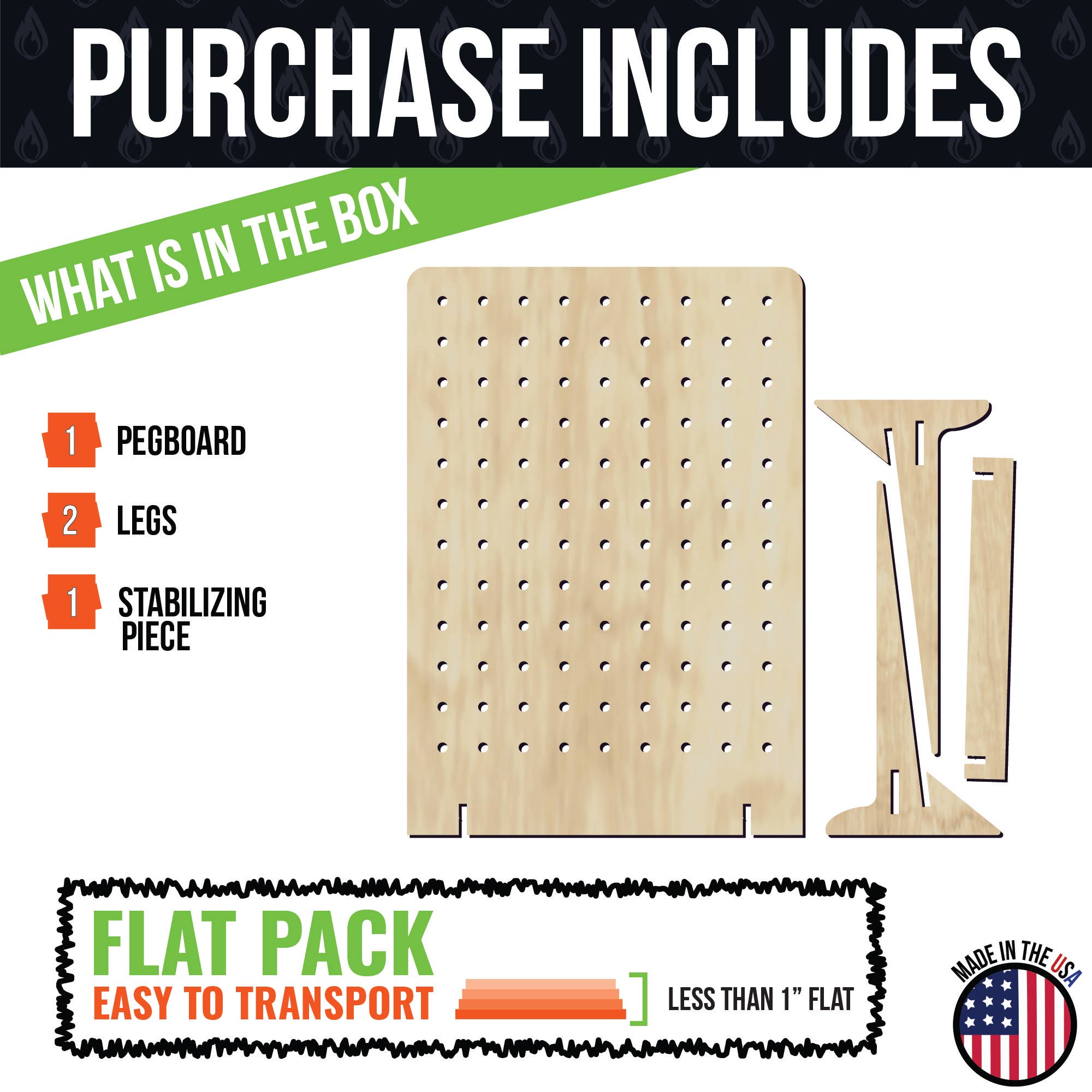 Torched Displays – wholesale Retailer display stand/case – Pegboard Display - Various Sizes and Colors29