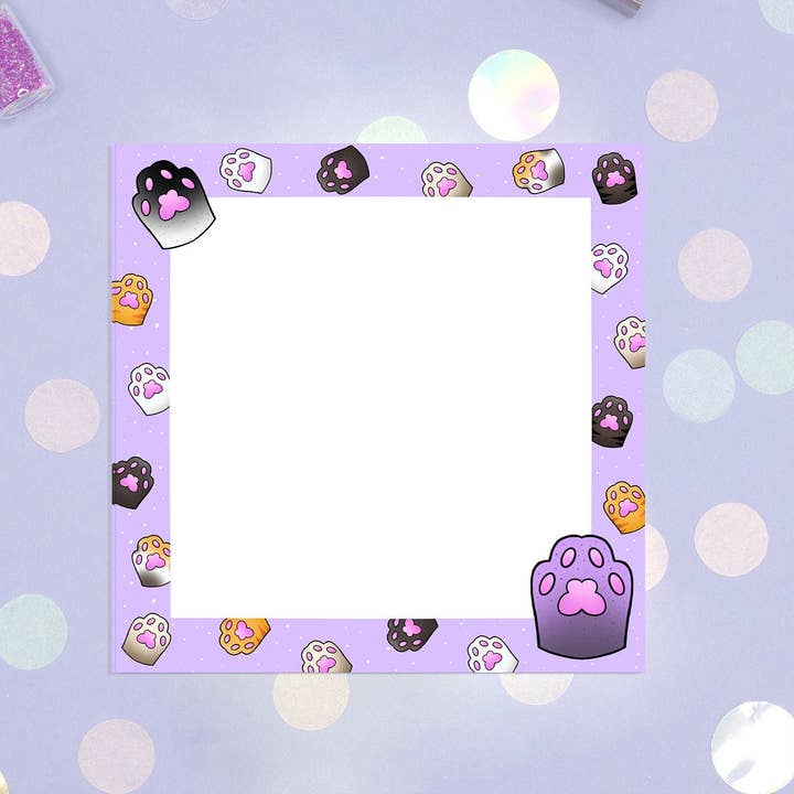 LorenaxAngelina - Wholesale Notepad - Cat Paw Notepad/Cute Kawaii Toes Sweet3