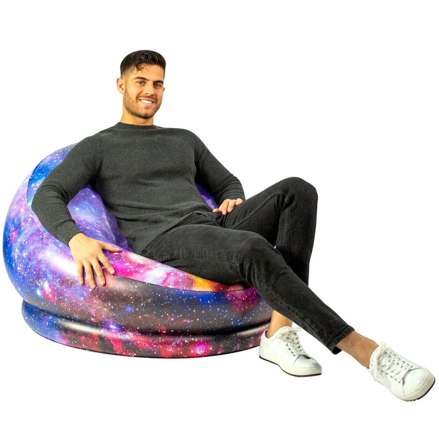 PoolCandy – wholesale Chair – AirCandy Inflatable Illuminated LED Galaxy Chair1