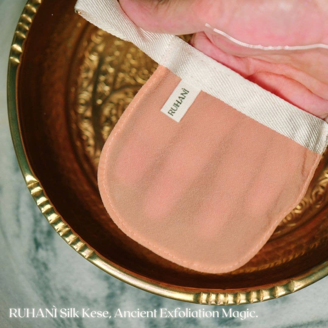 Ruhani - Wholesale Exfoliating Gloves/Mitts - Silk Face Exfoliator - Ancient Turkish Kese4