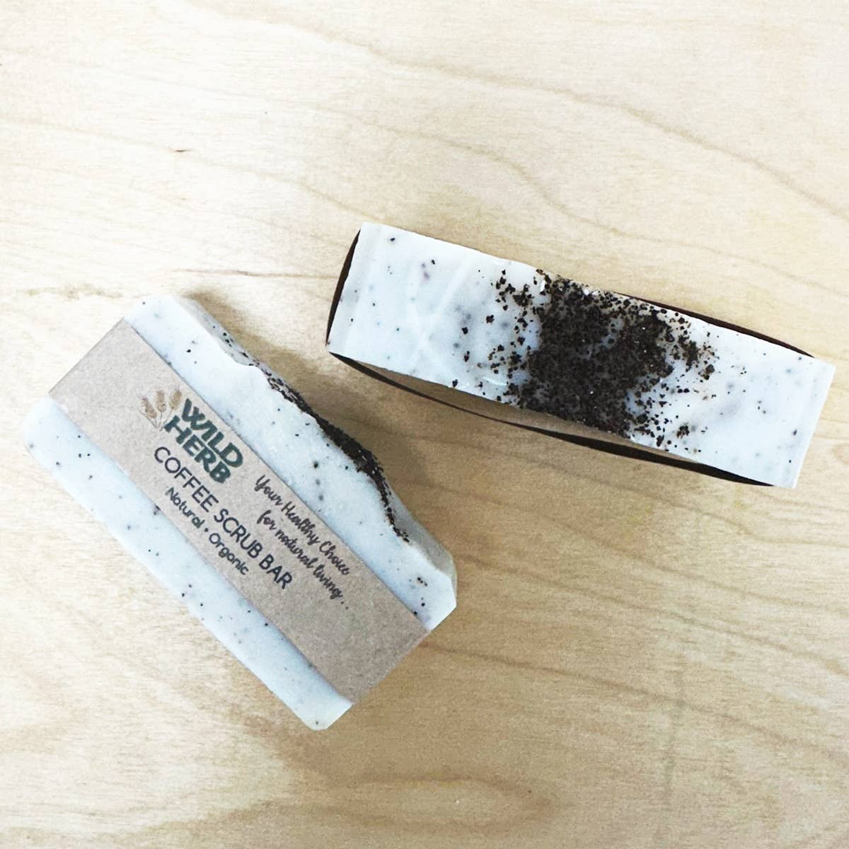 Wild Herb Soap Co - Wholesale Bar Soap - Coffee Scrub Bar | All Natural Soap Bar Nut Free Product2