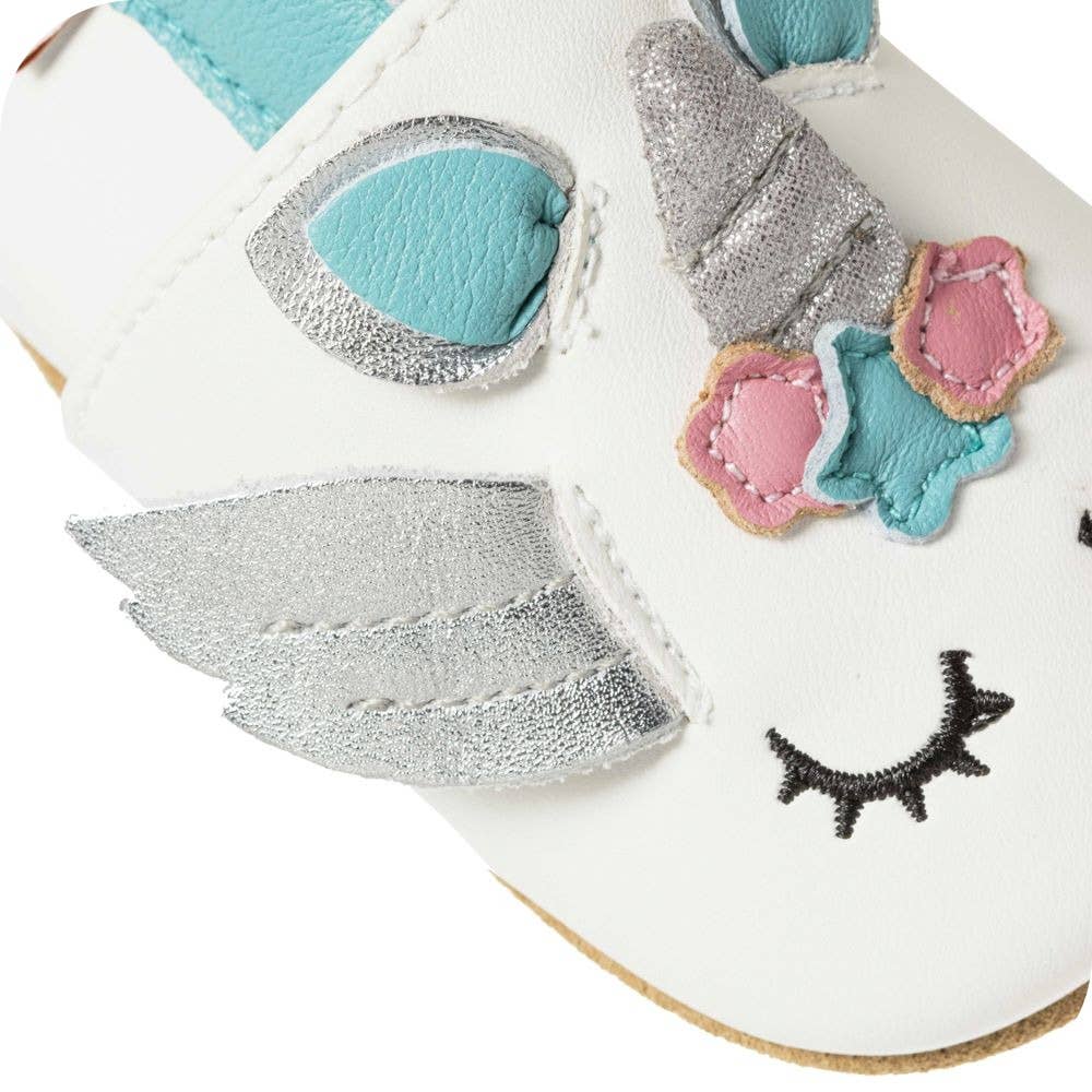 LAIT ET MIEL - Wholesale Slippers - Baby - Baby leather slippers - Unicorn5