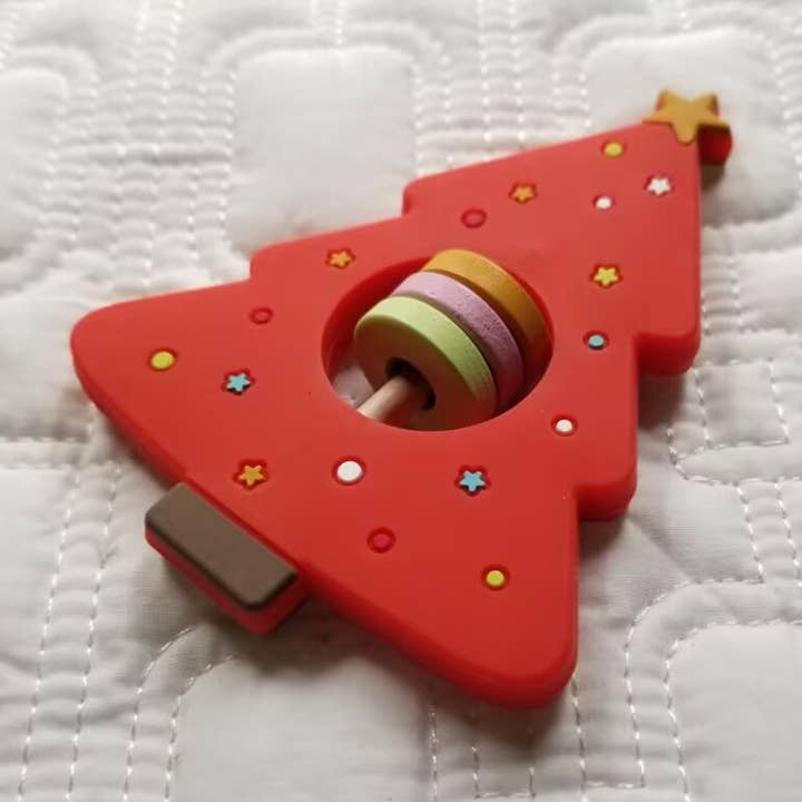 D & C TOYS - Wholesale Handheld Rattle - Baby - Christmas Tree Teether Rattle0