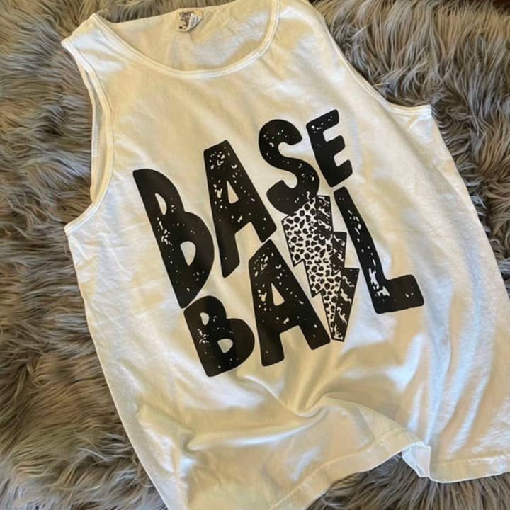 Camiseta sin mangas de béisbol Comfort Colors para venta al por mayor de Cotton Threads