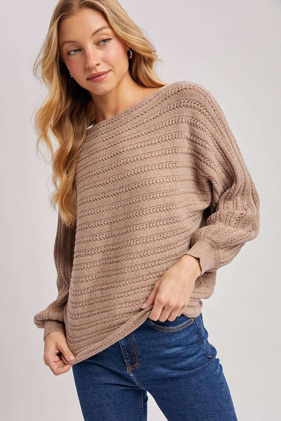 Bluivy - Vente Pull en maille – femme - PULL TEXTURÉ POLYVALENT20
