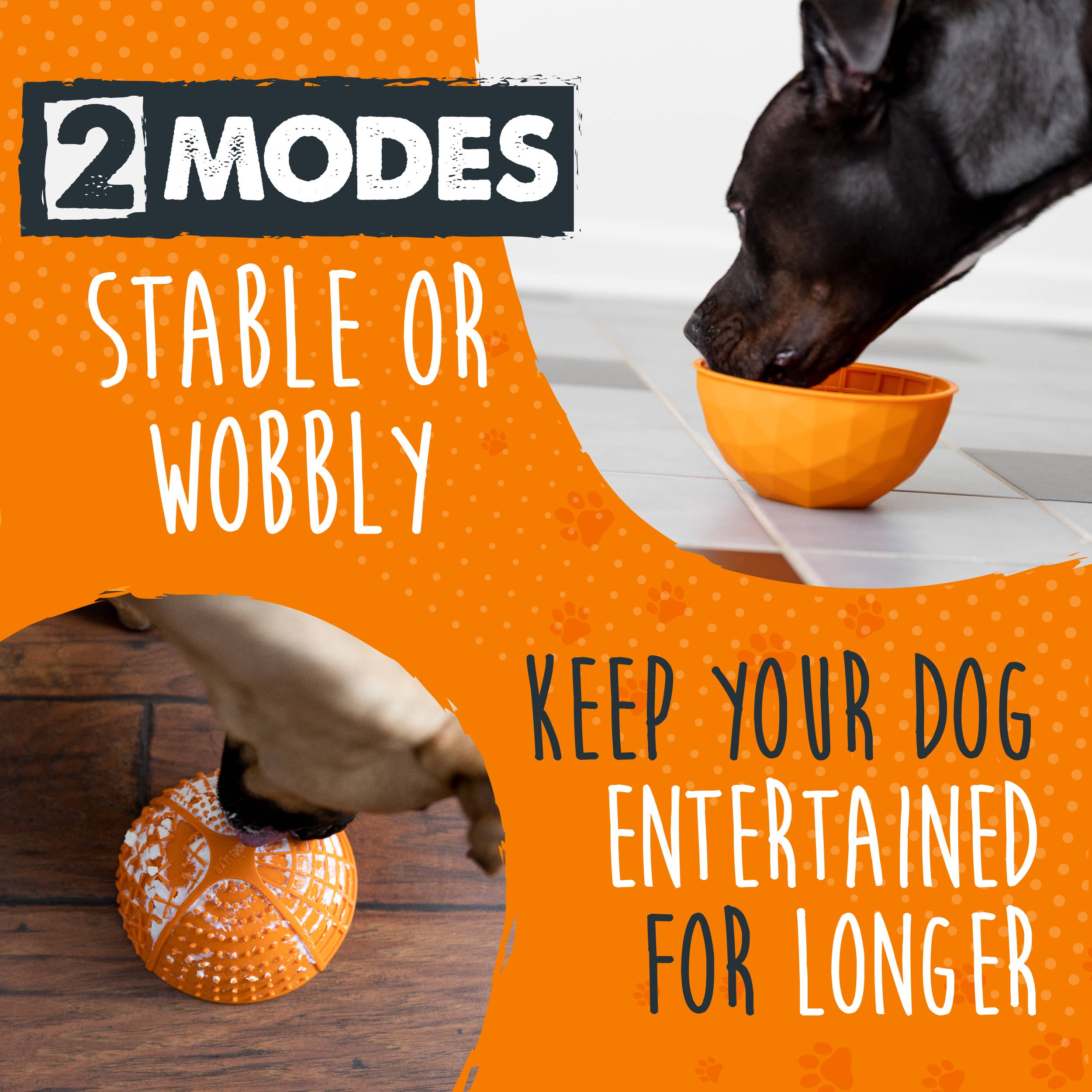 Mighty Paw - Venta al por mayor Comedero - Gatos y perros - Cuenco interactivo para perros para aliviar el aburrimiento y la ansiedad2