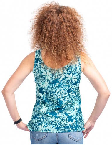 Grön Topp Baslinne i Siden med Breda Axelband för wholesale på Faire3