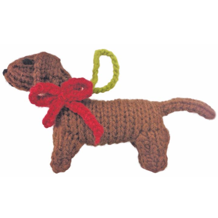 Dachshund Dog Ornament for wholesale by CHILLY DOG LLC