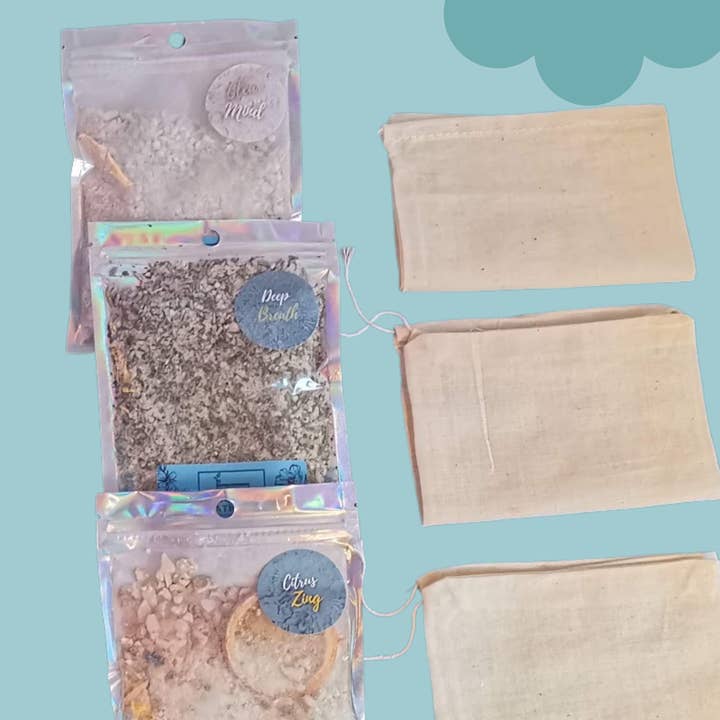 Reusable Bath Tea Bags for wholesale by Recline Relax & Unwind