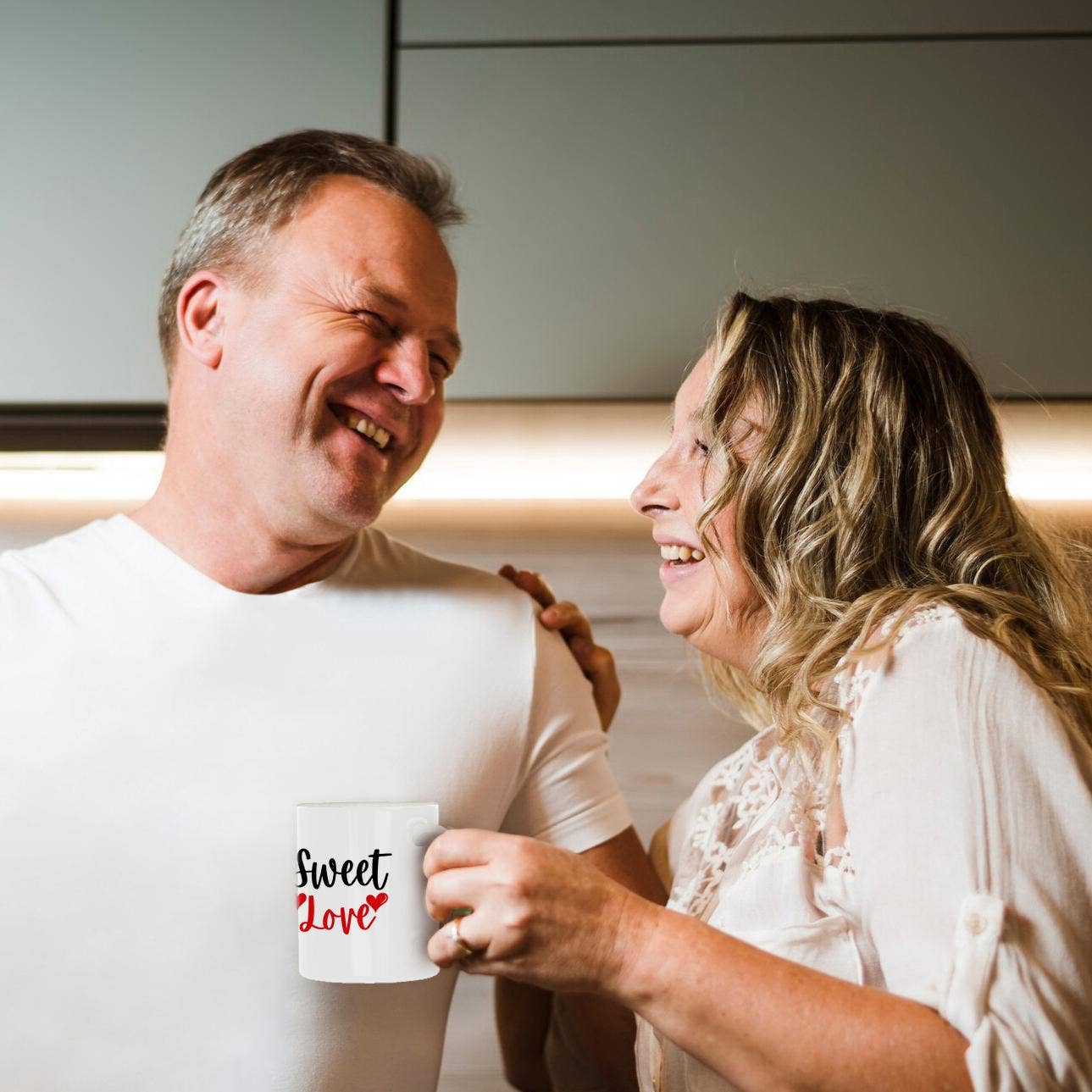 3dRose – Großhandel Kaffeebecher – 3dRose, Süßes Liebes-Valentinsgeschenk zum Jahrestag für Ehefrau Ehemann Freundin Freund, Tasse10