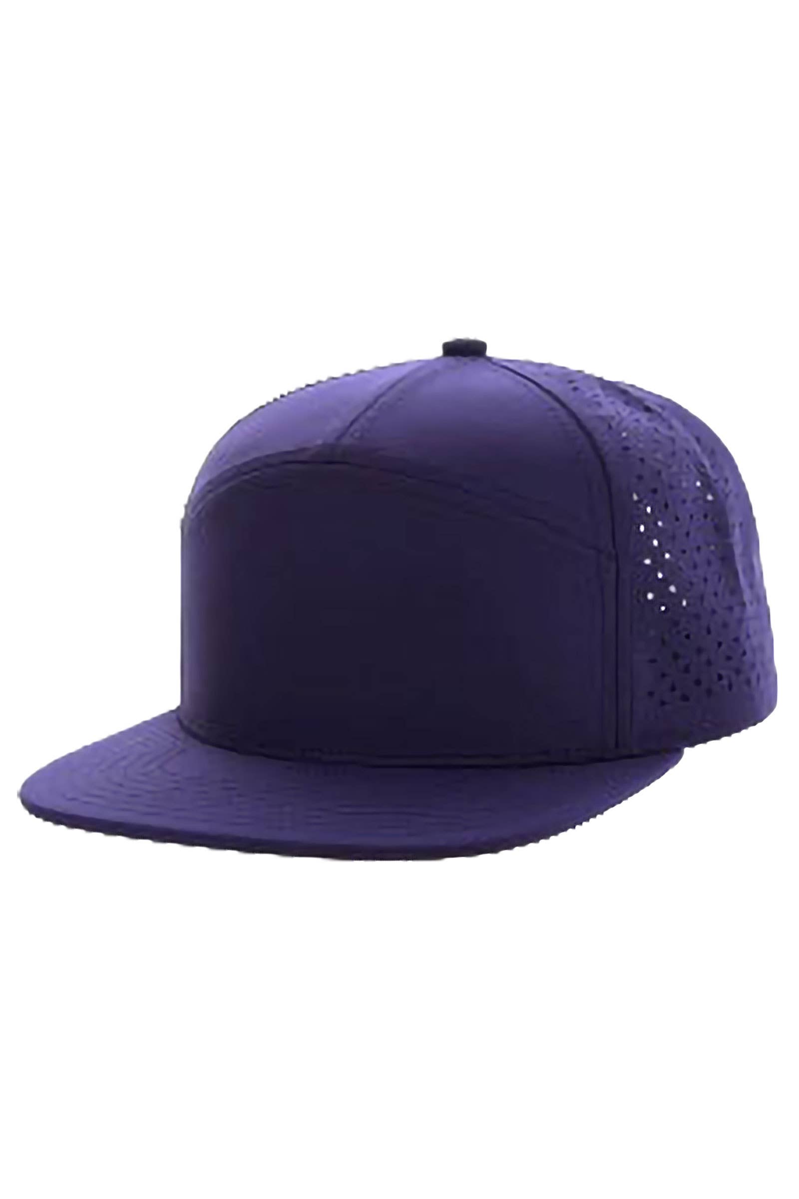 Cap Zone - Venta al por mayor Gorra snapback - Unisex - Gorra Snapback Perforada de 7 Paneles con Visera Plana11
