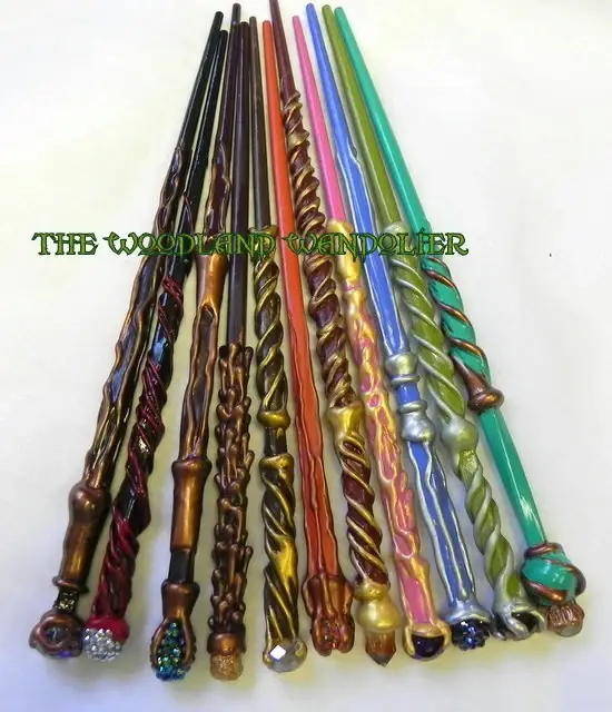 The Woodland Wandolier - Wholesale Toy Wand - Kids - Unique Wooden Wizard Wands - Handmade, Hand-Painted, Perfect3