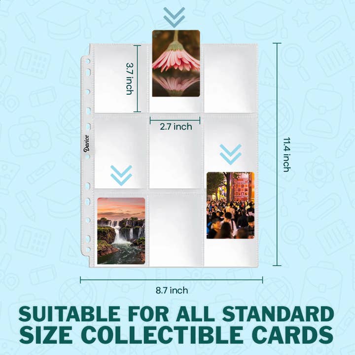 The Toy Group - Vente Classeurs - Darice - Protège-feuilles à 9 pochettes - 50 feuilles 4