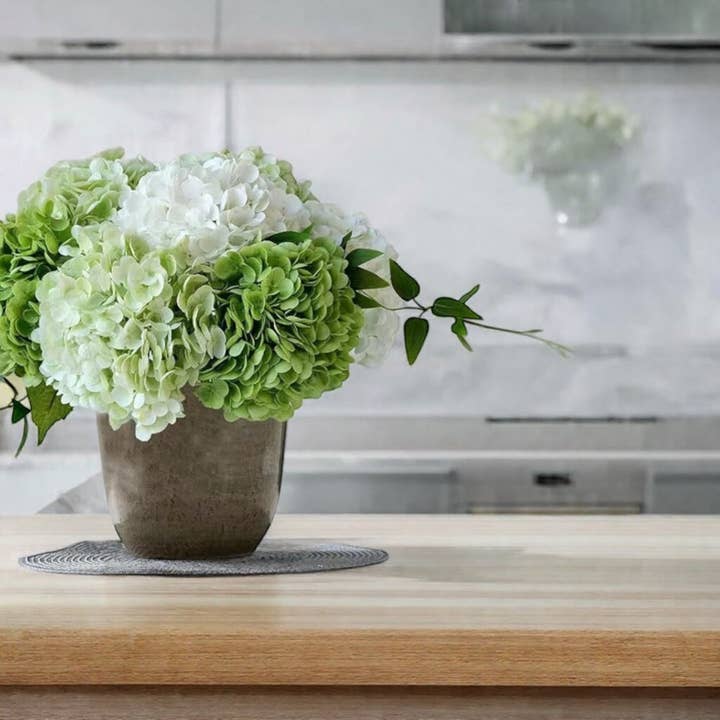 Angel Isabella - Wholesale Artificial Flowers - 18" Ultra Realistic Real Touch Artificial Hydrangea