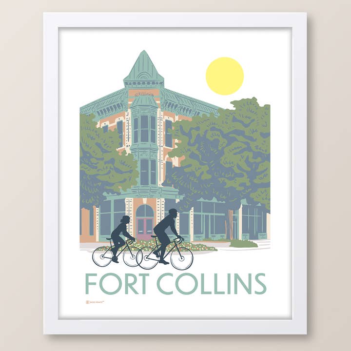 Downtown Fort Collins Print for wholesale by Bozz Prints