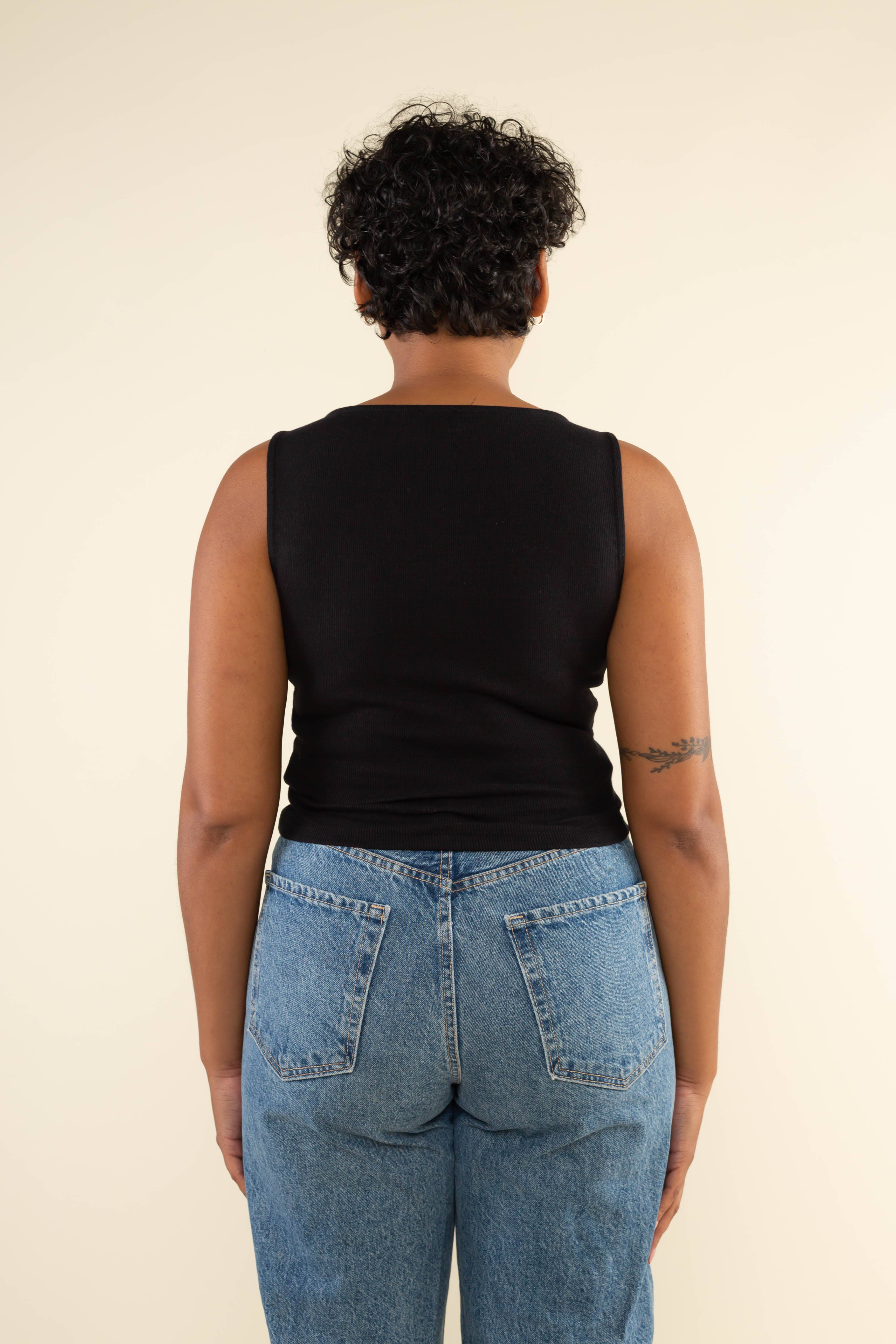 NLT – wholesale Tank top – Women′s – Valencia 2x1 Rib Tank | Boat Neck Basic1