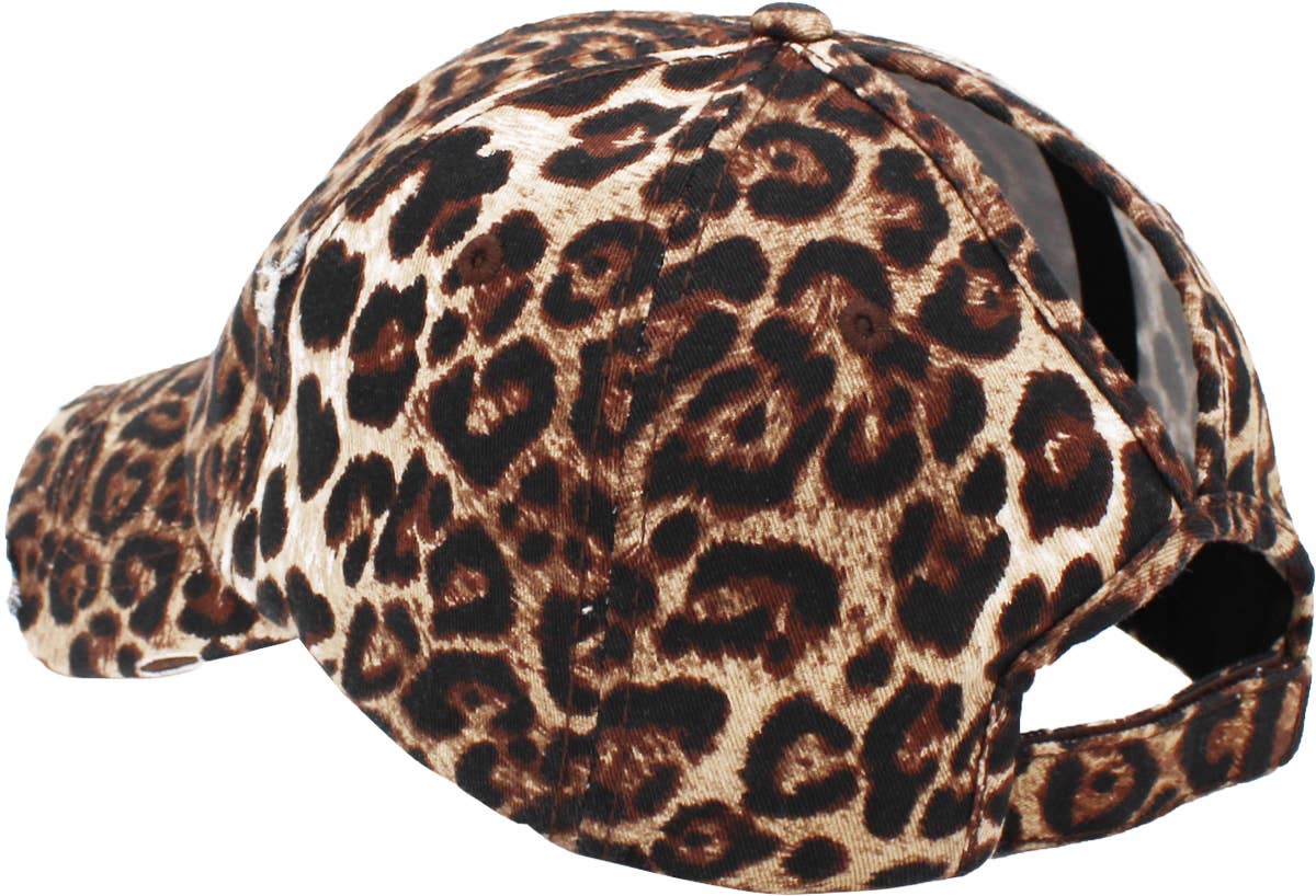 KBETHOS - Wholesale Ponytail Cap - Women's - Ponytail Washed Distressed Cotton Cap54