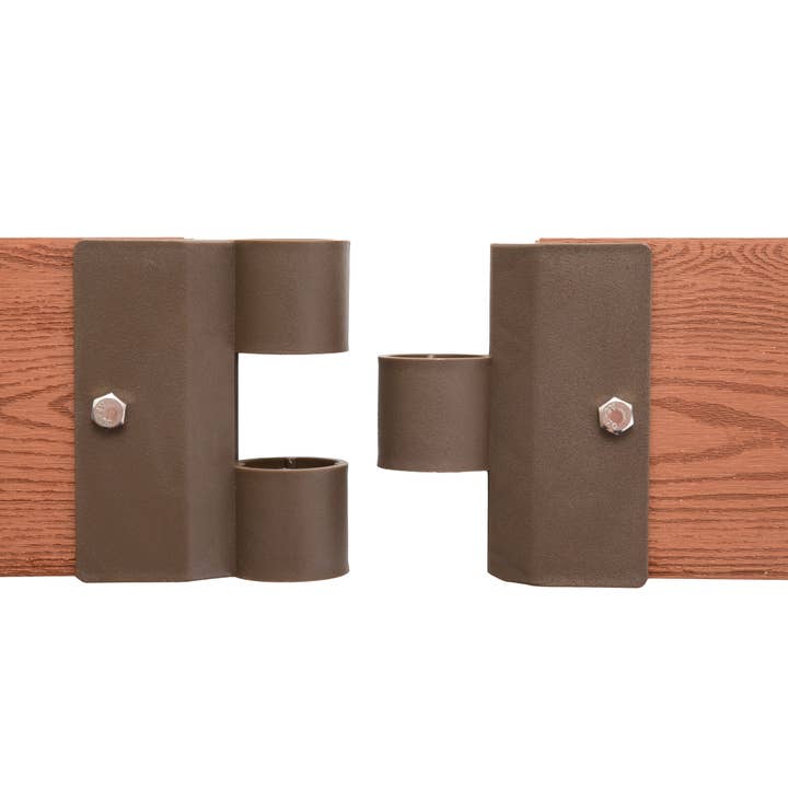 Quickway Imports – suporte para vasos de plantas por atacado – Caixa de plantador de flores de cama de jardim ao ar livre com aparência de madeira9