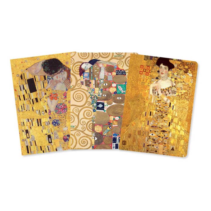 Simon & Schuster - Wholesale Notebook - Gustav Klimt Set of 3 Mini Notebooks by1