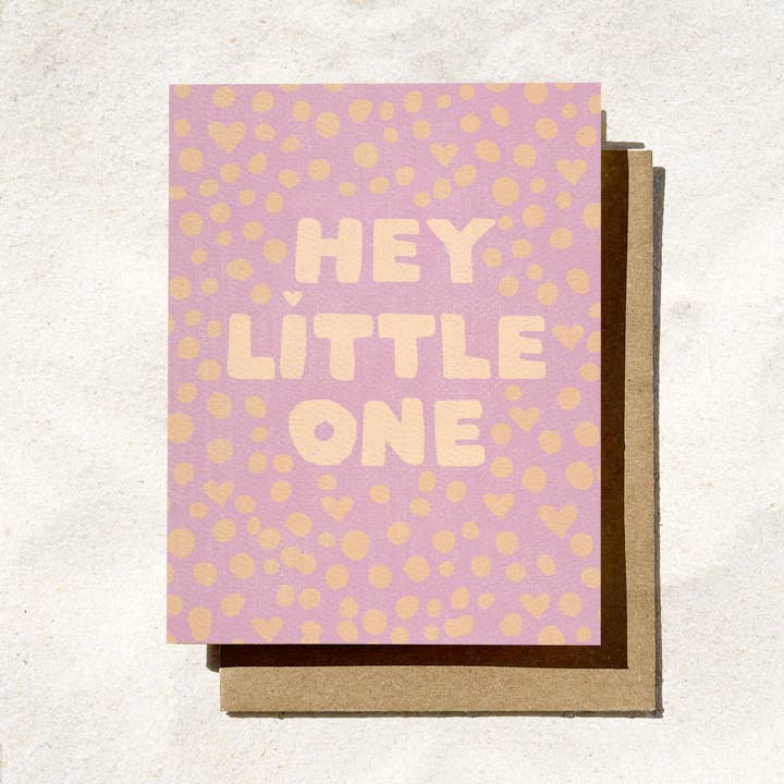 Hey Little One | New Baby Card | Gender Neutral Baby Card and other Purchase Wholesale little one. Free Returns & Net 60 Terms on Faire trending on Faire.