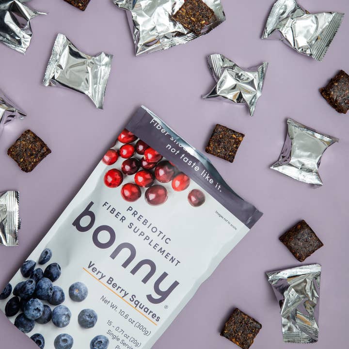 Bonny – wholesale Oralt tillskott/Vitamin – Very Berry Squares från Bonny | Individuellt inslagna1
