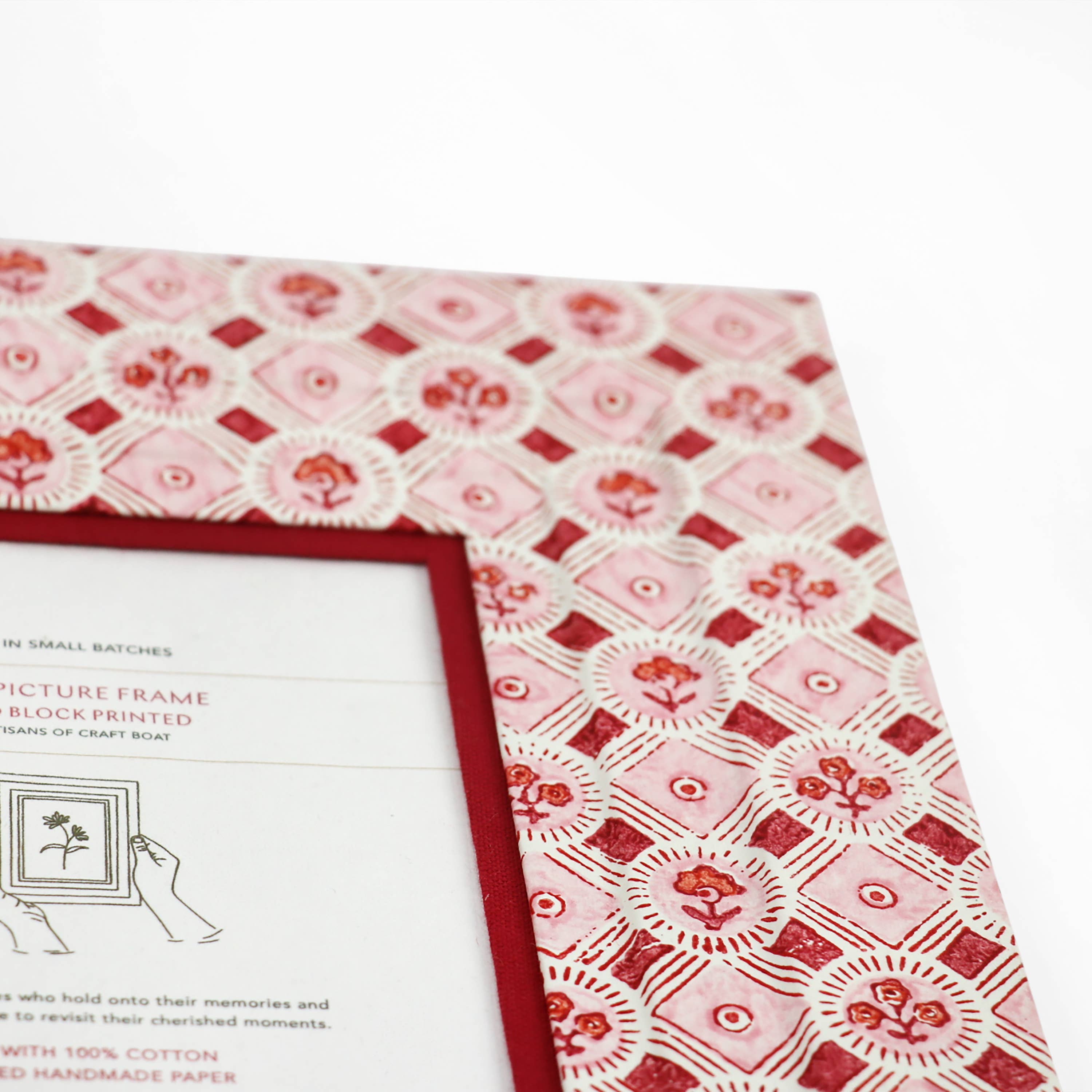 Craft Boat - Wholesale Picture frame -  WALL PICTURE FRAME -   HOLIDAY EDIT SPRING BLOOM RED2