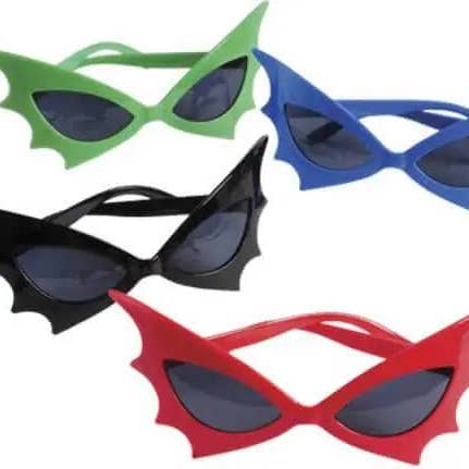 Batwing Superhero Glasses (1 count) for wholesale by Party Expo, LLC