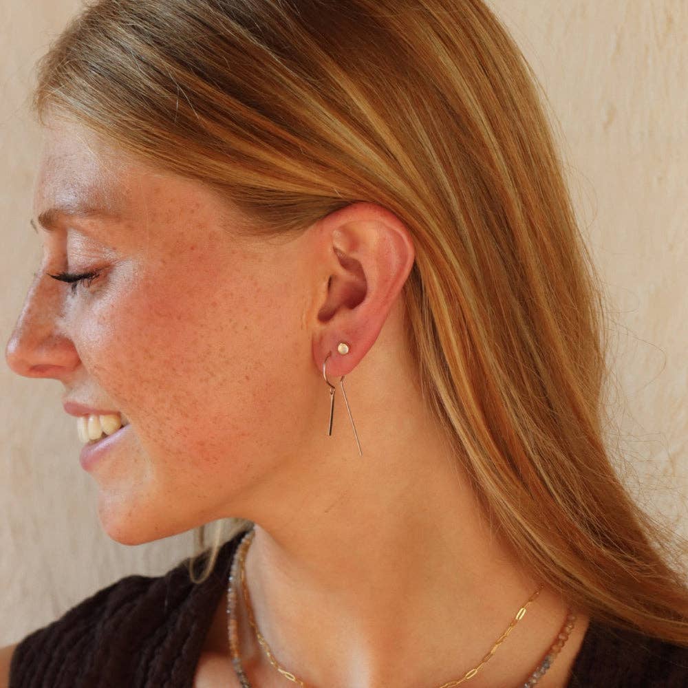 Token Jewelry - Vente Boucles d'oreilles pendantes - Threaders à trou de serrure Raya1