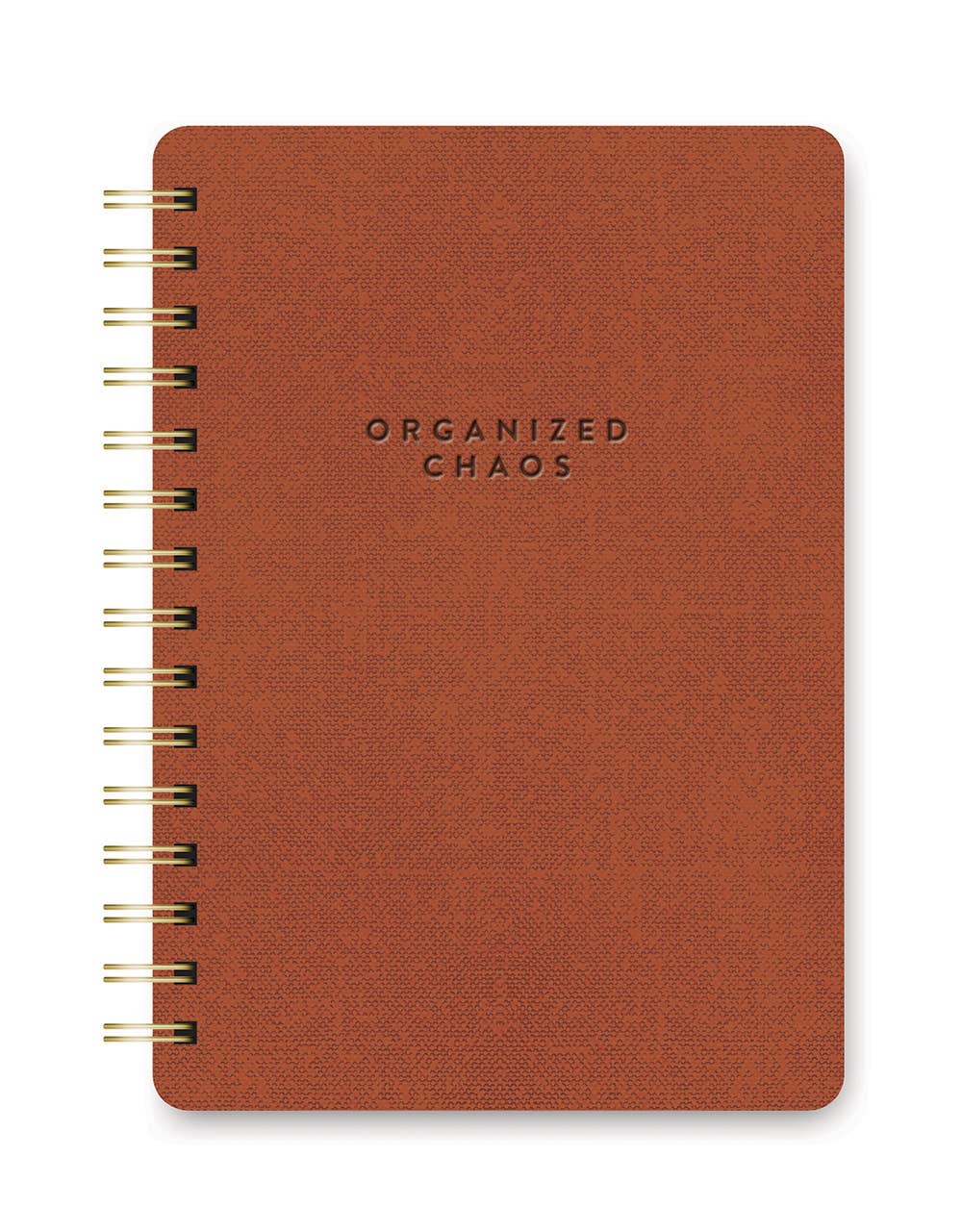 Studio Oh! - Wholesale Notebook - Agatha Notebooks - Organized Chaos (Cinnamon Brown)1
